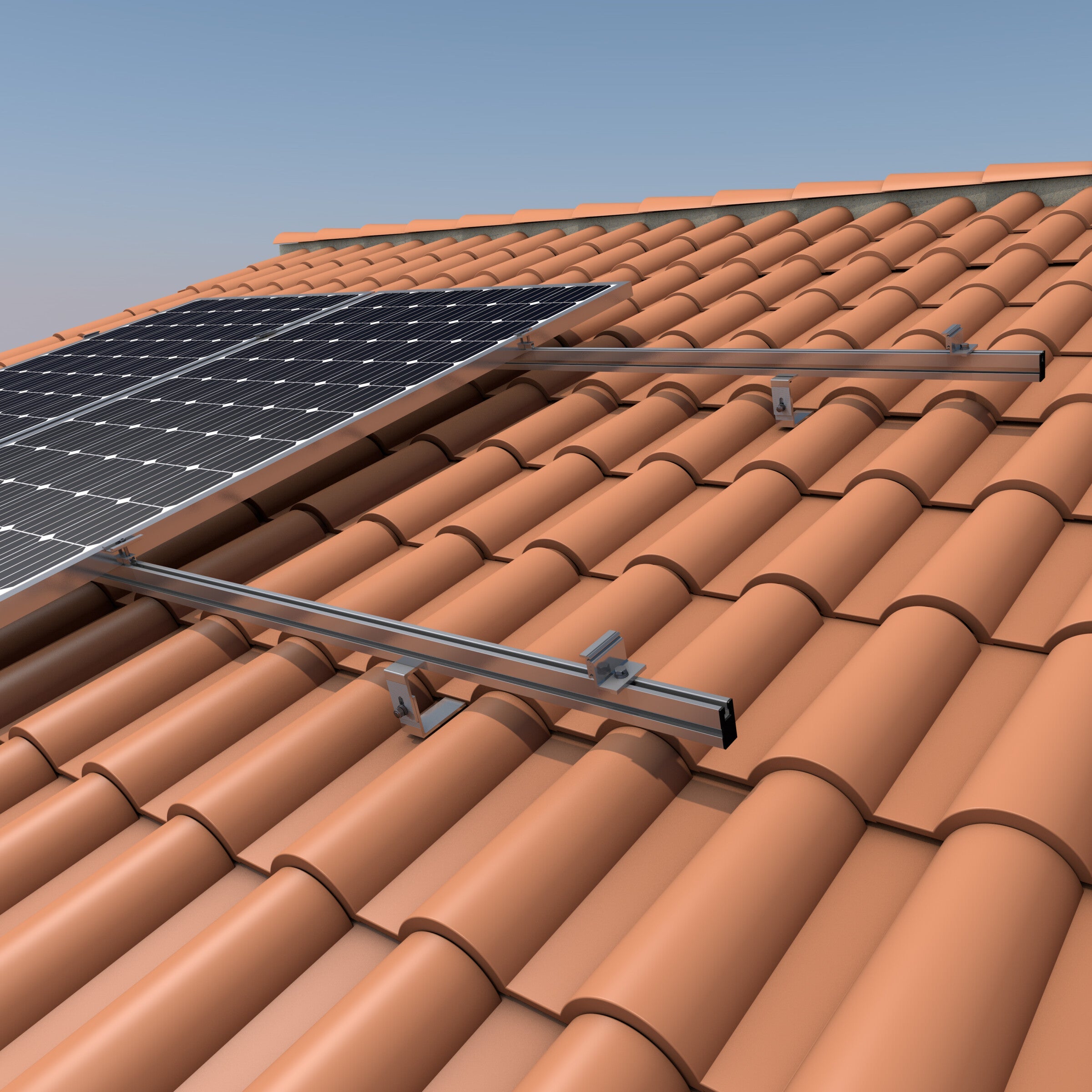 Fixation pour panneau solaire Sunfer 02V