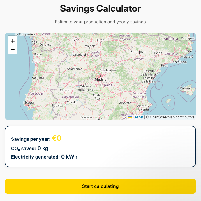 Robinsun savings calculator