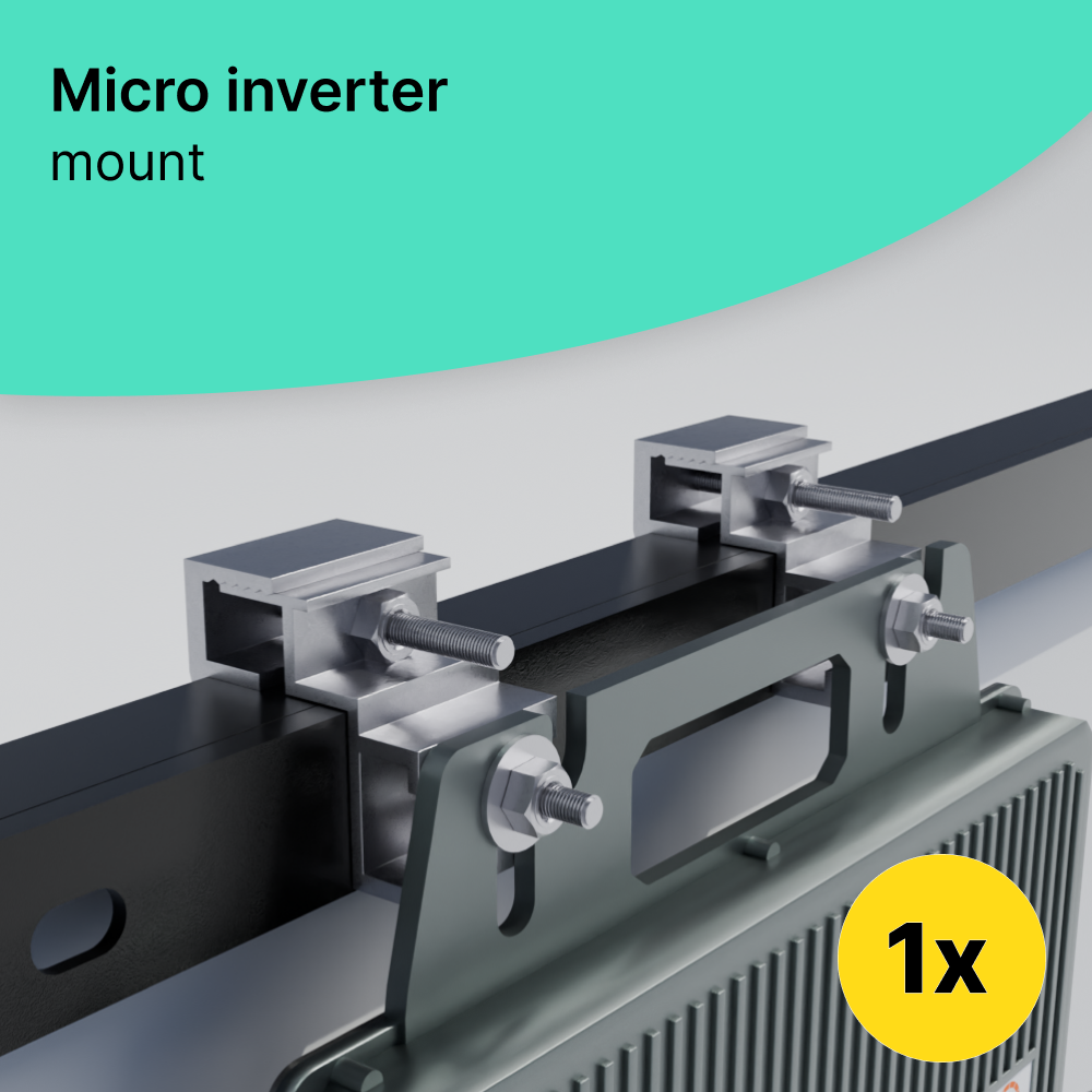 Fixações para microinversor
