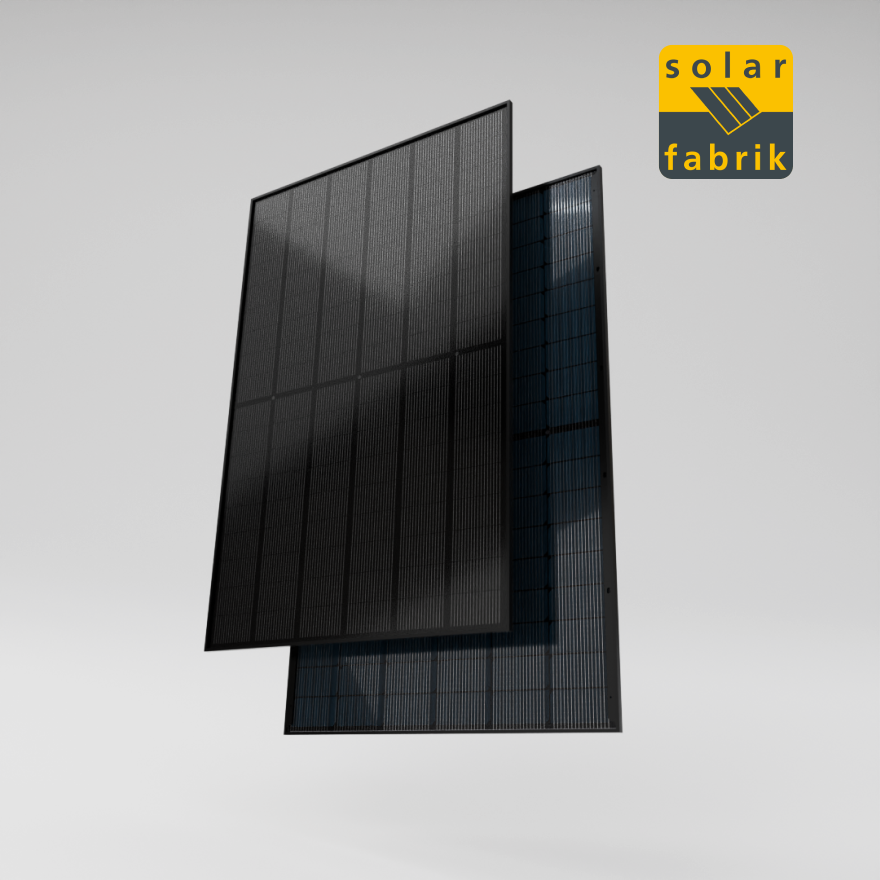 QN Solar Panel Black Bifacial