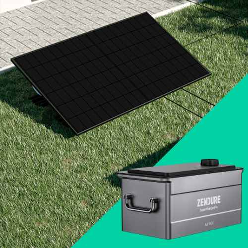 Kit Solar Performance 800 + 20º Mount + Zendure SolarFlow Battery