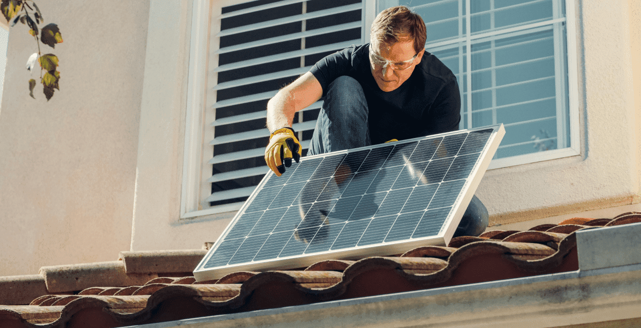 Self-installable solar panels