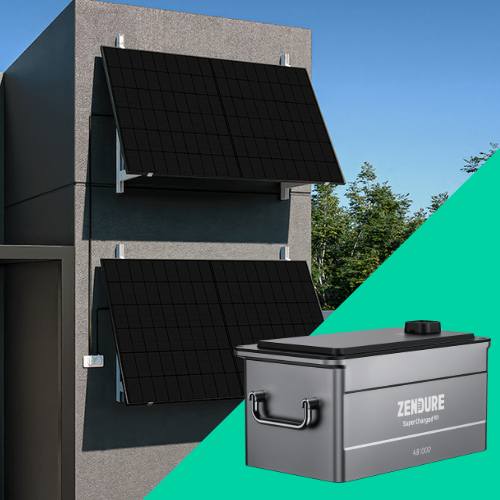 Robinsun Performance 800 + 60º mount + Zendure SolarFlow Battery