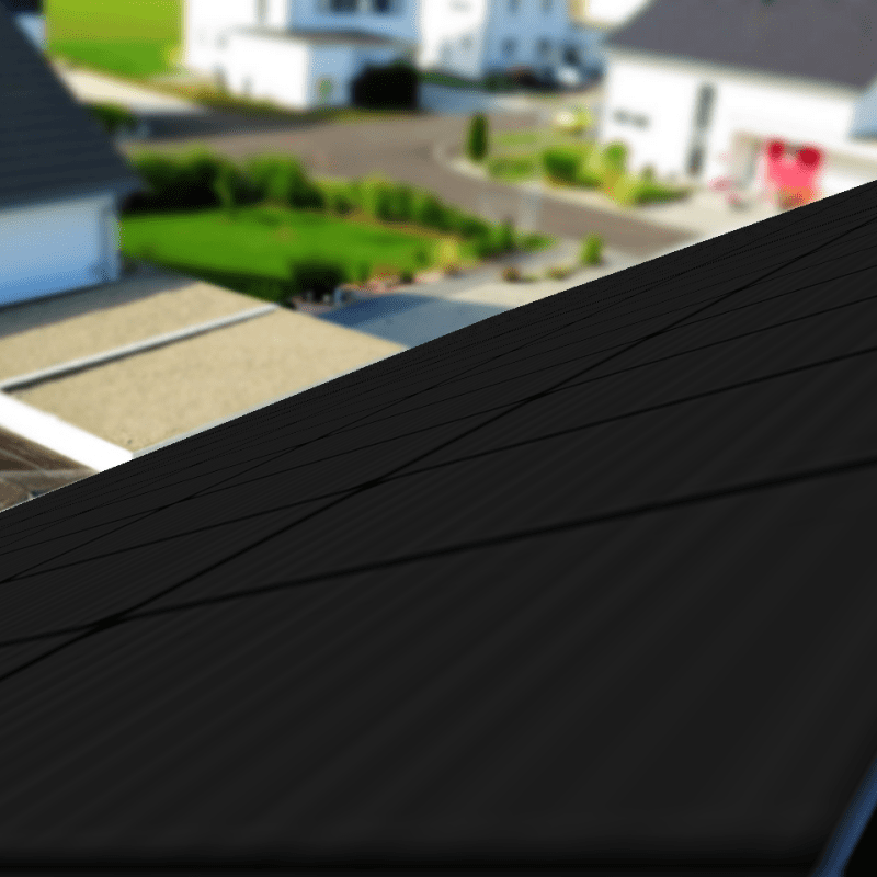 Basic full black solar panel
