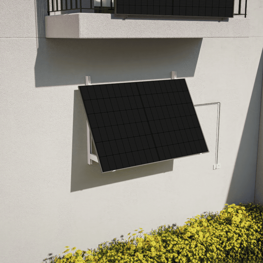 Beautiful solar kits for walls with 60 degree mount