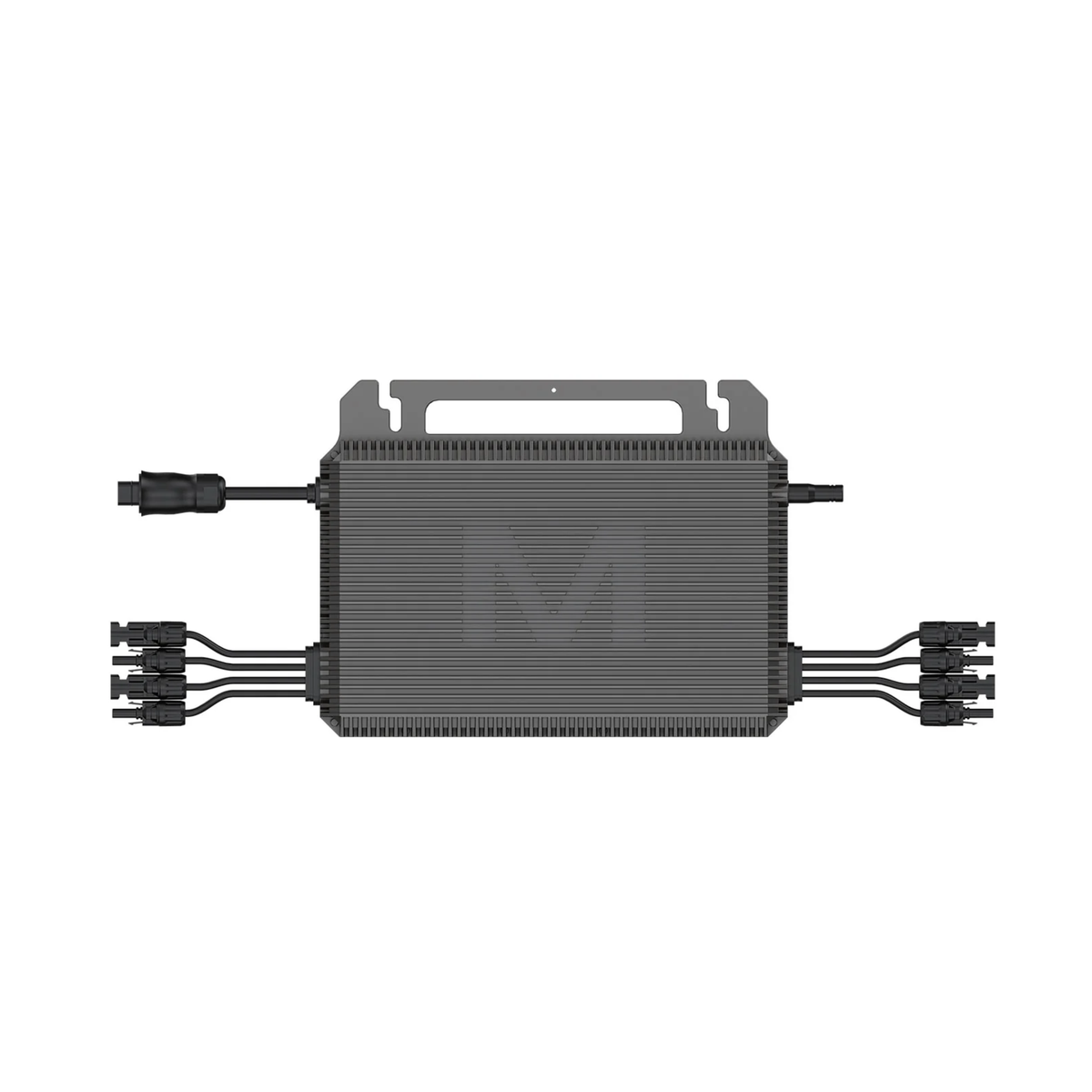Marstek micro inverter M4-2000 with features listed on a yellow and white background