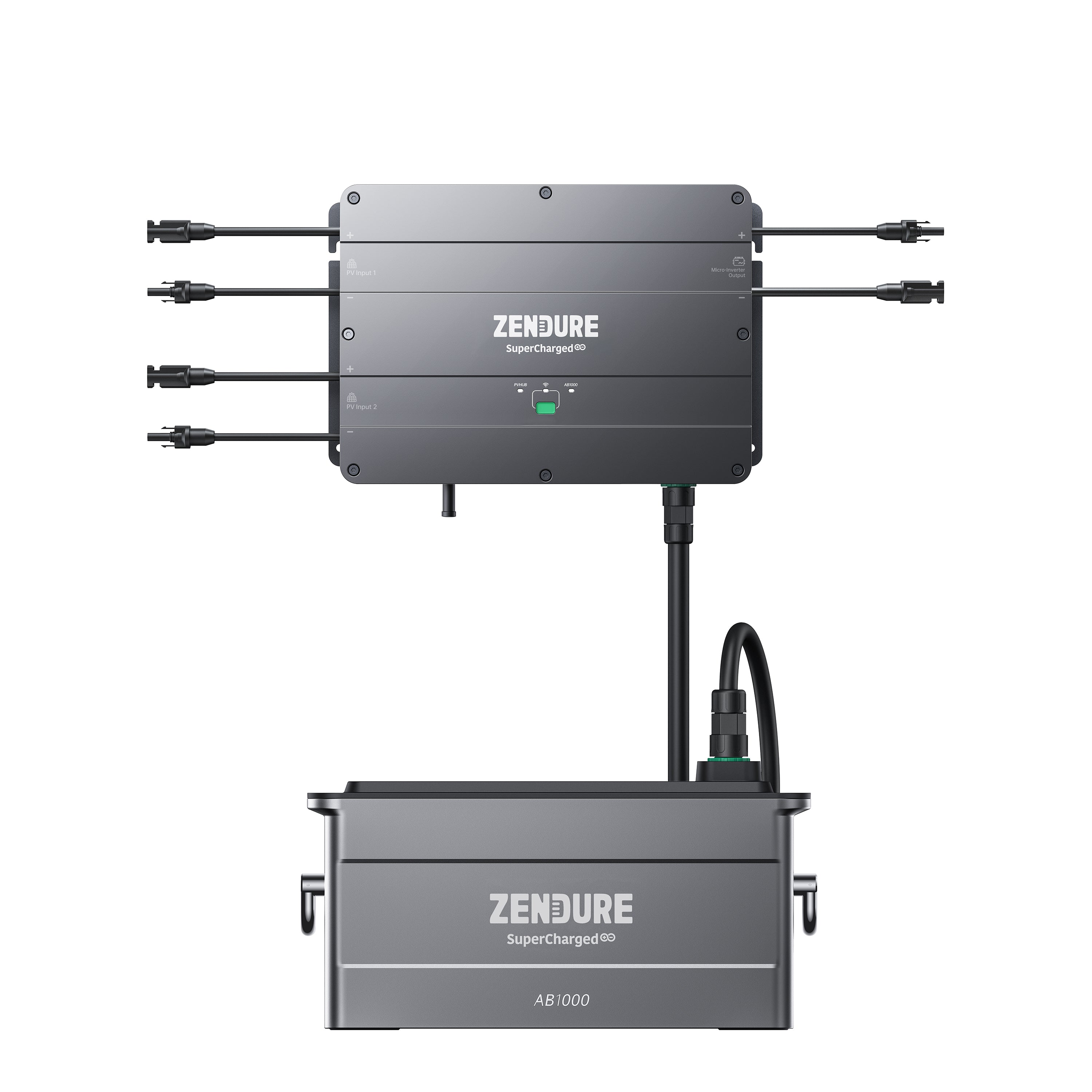 Zendure SolarFlow Set 1,92 kWh Smart PV Hub mit 2 x Akku - 0% MwSt (An –
