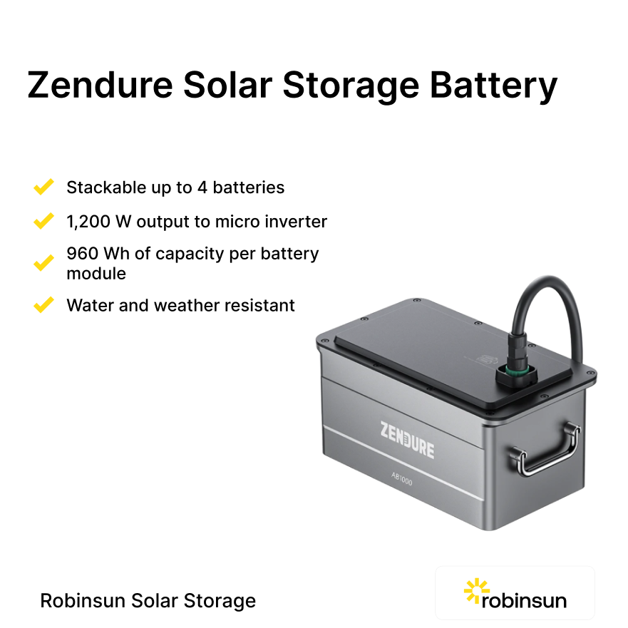 Batterie de stockage AB1000 - 960Wh - Zendure