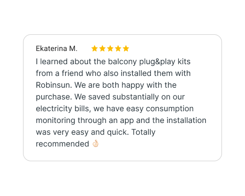 Positive review from Ekaterina on Trustpilot and Google